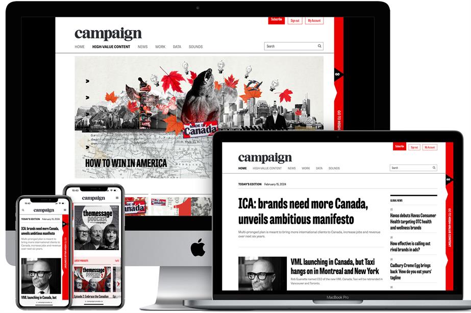 Campaign Canada homepage